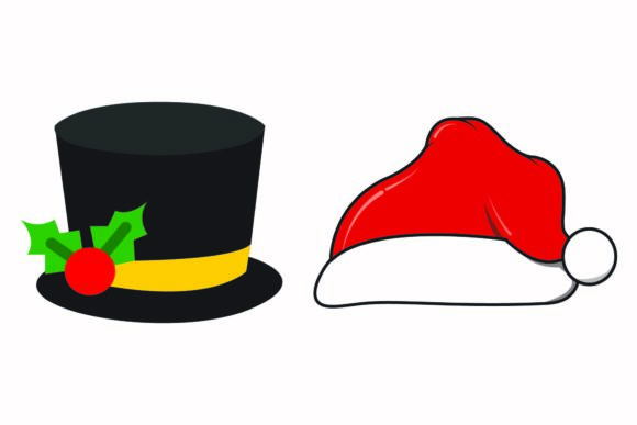 Christmas Cap Celebration: A Festive Embroidery Design