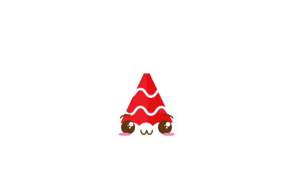 Christmas Cute Santa's Winter Hat: A Festive Graphic Asset