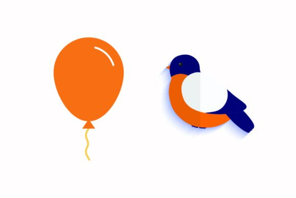 Christmas Decoration Balloon Sparrow: A Festive Graphic for Local Brands