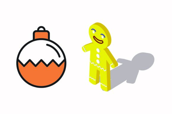 Christmas Gingerbread Illustrations for Creative Graphics