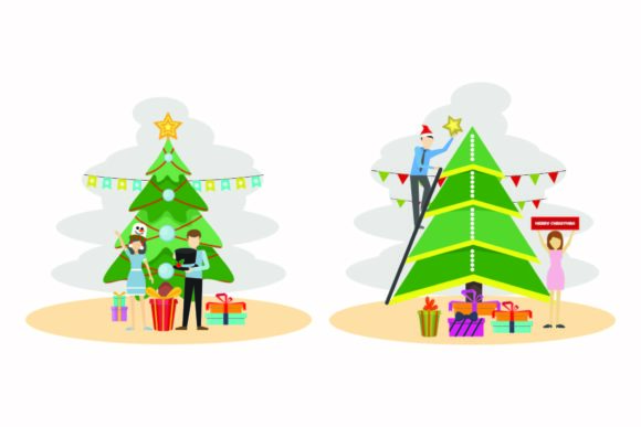 Christmas Happy Holiday Illustration Set: A Designer's Review