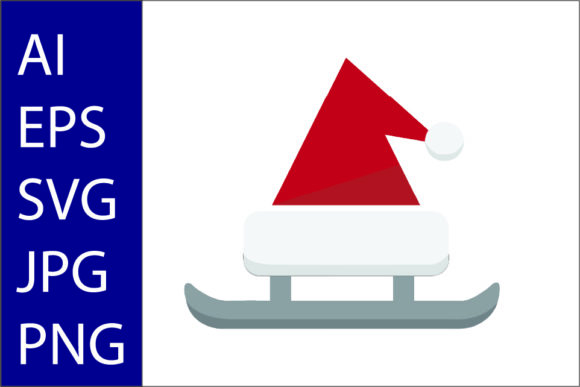Christmas Hat Slide: A Festive Graphics and Illustrations Asset