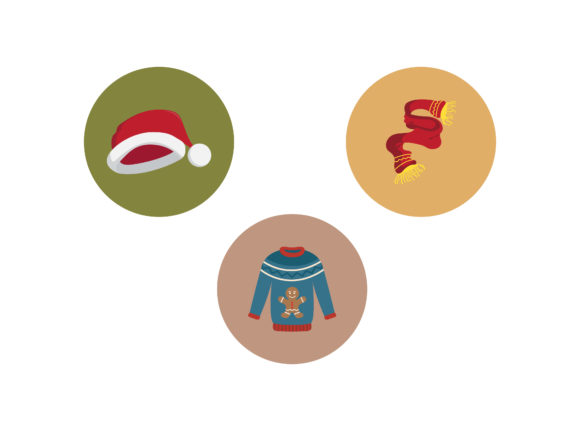 Christmas Icon Sweater Vector Bundle: A Must-Have for Creative Graphics