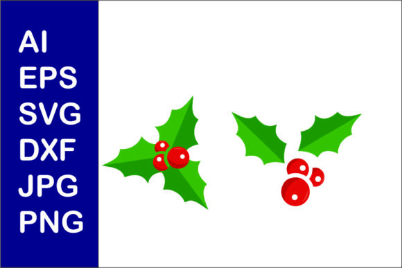 Christmas Mistletoe Flat Illustration 003: A Festive Design Review