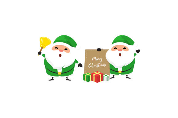 Christmas Santa Character Vector Set 21: Graphics for Creative Projects