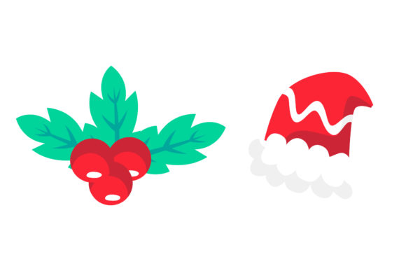 Review: Mistletoe and Hat Christmas Graphics for Editorial Use