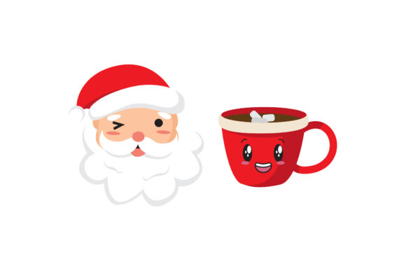 Review: Santa and Drink Christmas Graphics for Editorial Use