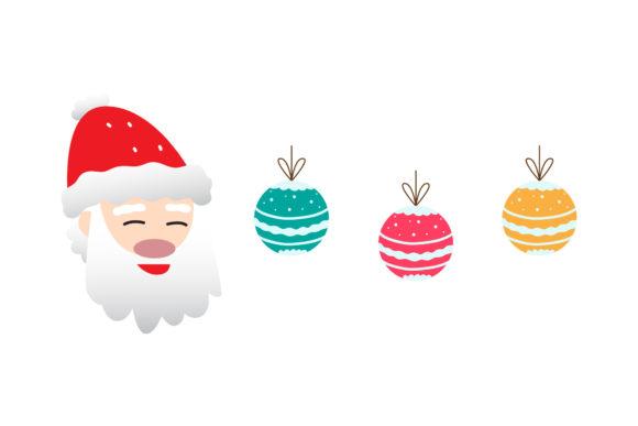 Review: Santa Ornament Set Christmas Vector Graphics
