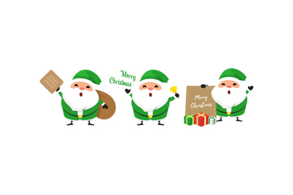 Santa Vector Graphics for Your Holiday Brand Identity