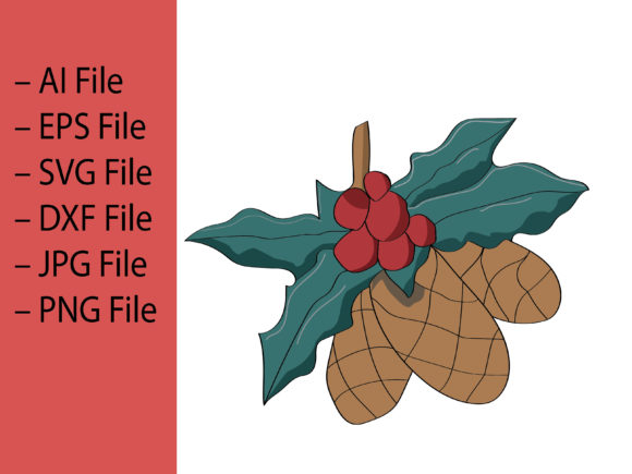 Unique Christmas Fruit Vector: A Festive Graphics Treasure