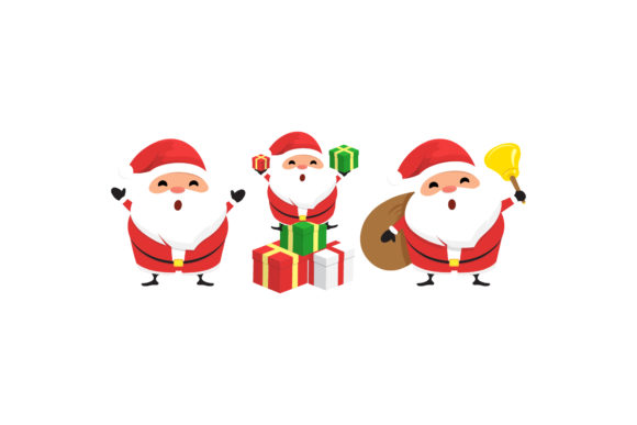 Using Santa Vector Graphics for Editorial Holiday Magic